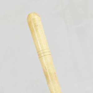 Bangzi en bois peint en rouge avec bâton de frappe, effet sonore de grincement, bloc rythmique, instrument de musique éducatif pour la petite enfance - Product Image 4