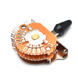 Sélecteur de <span class=keywords><strong>guitare</strong></span> à 24 broches à cinq positions pour instrument électrique, câblage de micro de basse avec option de boutons de trois couleurs - Product Image 3