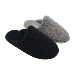 Femmes classique doux floue sans lacet Teddy pantoufles corail polaire doublure confortable mousse à mémoire de forme intérieur maison chaussures - Product Image 3