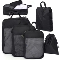 Nouvelle conception – Sac de rangement pliable en tissu pour vêtements, organisateur de bagages de voyage, cubes de rangement étanches et anti-poussière pour armoire
