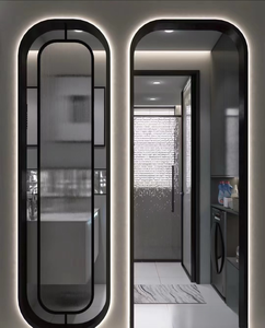 Shunweihome – Cadre de <span class=keywords><strong>porte</strong></span> décoratif en alliage d'aluminium anodisé, design moderne, résistant à l'eau, garantie de plus de 5 ans - Product Image 5
