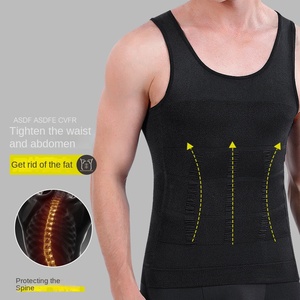 Chaleco Moldeador Elástico para Hombre, Compresión Abdominal, Sin Mangas, Transpirable, para Fitness y Deporte - Product Image 3