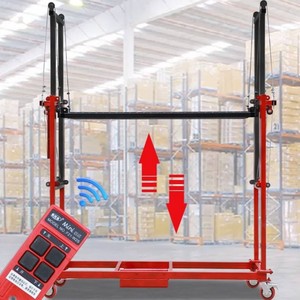 Platform Perancah Lipat 2M hingga 12M 500KG 300KG, Lift Konstruksi Tali Kawat Elektrik, <span class=keywords><strong>Hoist</strong></span> Hidrolik Otomatis - Product Image 6