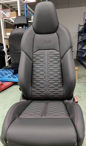 Fundas de Asiento Deportivas de Moda para <span class=keywords><strong>Audi</strong></span> <span class=keywords><strong>S</strong></span> <span class=keywords><strong>Line</strong></span> <span class=keywords><strong>A3</strong></span> A4 A5 Q3 Q5 Q7, Juego Completo de Cuero de Lujo, Mejora del Interior - Product Image 5