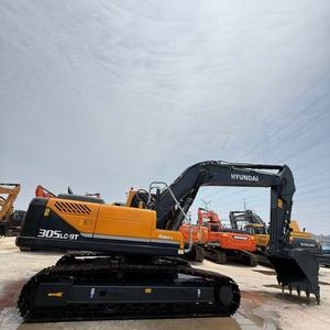 Máquina pesada Hyundai 305LC-9T usada de 30 toneladas en buenas condiciones Excavadora coreana usada Hyundai 305 en stock - Product Image 2
