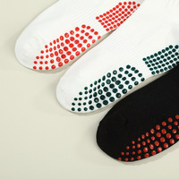 Chaussettes de Pilates confortables toute la journée, mignonnes, antidérapantes, personnalisées avec broderie, durables, chaussettes de Pilates mi-mollet