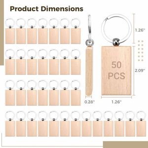 พวงกุญแจไม้ขัดเงาแบบกำหนดเองได้ ทนทาน เหมาะสำหรับกีฬา - พวงกุญแจไม้และป้ายกุญแจแบบส่วนตัว สำหรับ EDC หรือของขวัญส่งเสริมการขาย - Product Image 4