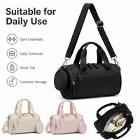 Sac de sport imperméable personnalisé avec logo, petit sac de voyage pour femmes et hommes, sac de week-end avec porte-monnaie et mini pochette