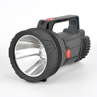 Lampe de poche torche LED rechargeable portable étanche et haute puissance IP65 avec corps ABS longue distance