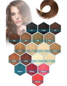 El cabello humano 100% de la mejor calidad podría ser permanente y teñir la cinta en U # 1B en cabello humano liso y sedoso para extensiones de cabello - Product Image 6