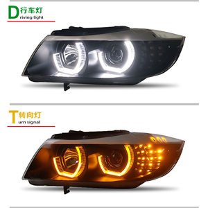 Luces LED para coche para <span class=keywords><strong>BMW</strong></span> Serie 3 <span class=keywords><strong>E90</strong></span> Conjunto de faros <span class=keywords><strong>2005</strong></span>-2012 LED DRLs modificados Señales de giro 318 <span class=keywords><strong>320</strong></span> 325i - Product Image 4