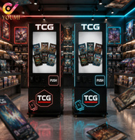 Máquina Expendedora de Cartas Coleccionables Pokémon con Pantalla Táctil de 32 Pulgadas, SDK de API Abierta, Dispensador TCG con Sistema en la Nube para la Venta de Paquetes de Cartas