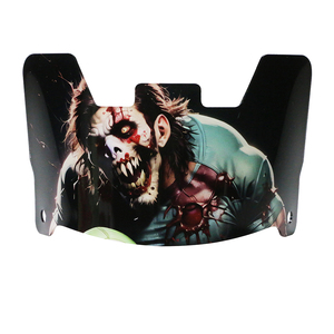 Kích thước đầy đủ Acrylic Bóng Đá Facemask mắt lá chắn để sử dụng chỉ hiển thị-American bóng đá visors cho bộ sưu tập hiển thị loại - Product Image 2