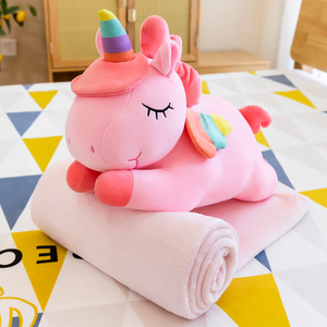 2 in 1 Niedliche Plüsch Tier decke Kissen Cartoon Elefant Tiger mit Decke Hochwertiges Geschenk für Kinder Kissen Gefüllter Plüsch - Product Image 6