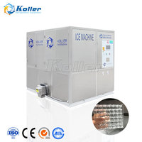 Machine de fabrication de glace en cubes de 3 tonnes en acier inoxydable 304