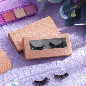 B781 <span class=keywords><strong>Champagne</strong></span> or vide cils étui boîtes emballage plateau de rangement fond interne papier carton Blister boîte cils plateau - Product Image 3