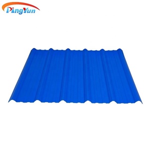 Tôle de toiture trapézoïdale en UPVC imperméable et anticorrosion, résine synthétique à haute résistance aux chocs, tuile de toiture trapézoïdale - Product Image 2