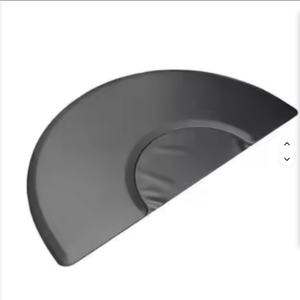 2026 New Modern Barbershop Hair Salon <b>Barber</b> Floor Mat Plastic Hairdresser Function Black Warehouse Hair Stylist - Product Image 3