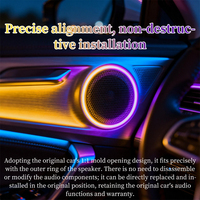 Kit de rétrofit d'éclairage d'ambiance pour Geely Atlas 2023-2025, 19 couleurs fantôme, 3 modes de contrôle, 12V, logo personnalisé