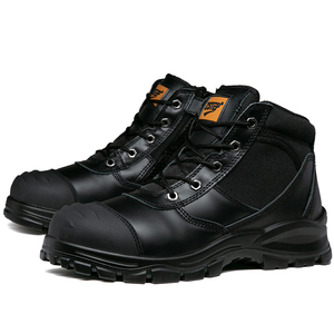 Stivali da Lavoro in Pelle Resistenti all'Usura con Cerniera, <span class=keywords><strong>Scarpe</strong></span> Antinfortunistiche S3 Impermeabili per Uomo - Product Image 3