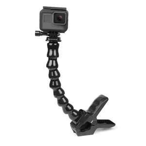 Factory Sale Adjustable Flexible Bracket Holder Gooseneck Jaws Clamp for GoPros Heros 11/10/9/8 7 6 5 3 4 Session Cameras
