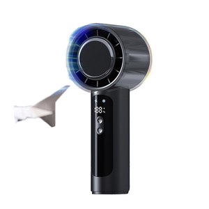 พัดลมตั้งโต๊ะแบบพกพาขนาดเล็ก รุ่นซัมเมอร์ ชาร์จไฟผ่าน USB ได้ ใช้พลังงานเทอร์โบ ความเร็วสูง ระบายความร้อน พัดลมมือถือ พลาสติก ใช้ในบ้าน รถยนต์ พกพาสะดวก ใช้กลางแจ้ง - Product Image 2