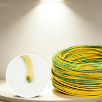 Câble électrique pour bâtiment résistant au feu, âme en cuivre, isolation PVC, NH-BV 2,5 mm², 4 mm², 6 mm², pour système d'alarme incendie