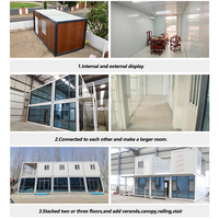 Petite maison à cabine mobile de 20 pieds Maison modulaire préfabriquée à assemblage rapide Maison préfabriquée pliable et extensible