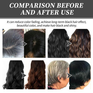 High Quality <b>Black</b> and <b>Brown</b> <b>Dye</b> Function Cream Comb Included Fruit <b>Hair</b> <b>Dye</b> Cream For Home Use - Product Image 4