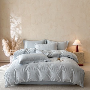 Ensemble de couette 3 pièces en tissu floqué, couette en polyester - Product Image 6