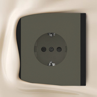 Enchufe de Pared WESA 16A, 1 Tomacorriente, Estándar Europeo Schuko, Diseño Moderno y Lujoso