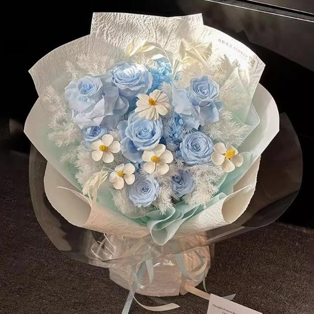 Poetry falling light rain bouquet