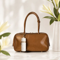 Étui de protection en cuir PU tendance pour rouge à lèvres, parfum et fragrance, pochette à rouge à lèvres, pochette à gloss, pochette à clés, porte-clés