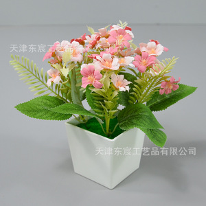 Artisanat Dongchen, bonsaï artificiel en fleurs de soie, 10 cm-30 cm, décoration de table à domicile, accessoires de mariage - Product Image 3