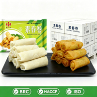 1oz Rouleaux de printemps aux légumes surgelés, Rouleaux de printemps croustillants pour cocktail, 28g, Apéritif, Vente en gros usine, Certifié HACCP