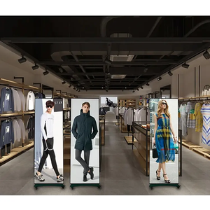 Pantalla de señal Digital P2.5, pantalla LED portátil dividida inteligente, pared de vídeo Led para interiores, pantalla de visualización de póster Led de publicidad Digital - Product Image 1