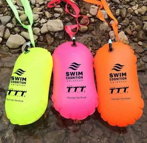 MOQ 100PCs Diseño libre Boya de natación Flotador Natación Burbuja Flotador de seguridad con cinturón ajustable para entrenadores de nadadores de aguas abiertas - Product Image 1