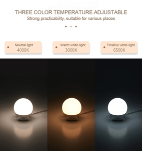 Productos para el Hogar Inteligente, Espejo de Vanidad con Luz de Relleno, Luminosidad Ajustable, 3 Colores, Bombillas LED USB de Pared, Cadena de Luces para Todos los Espacios, 3 Colores - Product Image 3