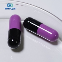 Wecaps Capsules vides imprimées sur mesure Capsules végétales Hpmc Capsules vides Taille 3 et 4 Capsules végétales