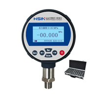 HSIN685 Stainless Steel Digital Pressure Gauge High Precision LED Display Gas Pressure Measuring Instrument Calibrator Sensors