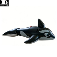Baleine gonflable SPH pour adultes, jouet de piscine en PVC épaissi à gonfler, avec poignées intégrées, qualité supérieure