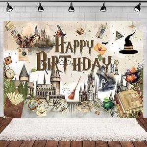 -themed Magical Birthday Party <strong>Decorations</strong> From China Bunting Balloons Backdrop <strong>Cake</strong> Toppers and Festive Accents - Product Image 4