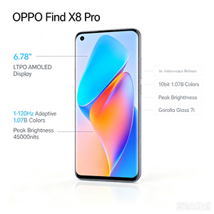 Smartphone <span class=keywords><strong>OPPO</strong></span> <span class=keywords><strong>Find</strong></span> X8 <span class=keywords><strong>Pro</strong></span> CPH2659 5G 16 Go + 1 To Dimensity9400 Charge IP69 Téléphone portable - Product Image 3