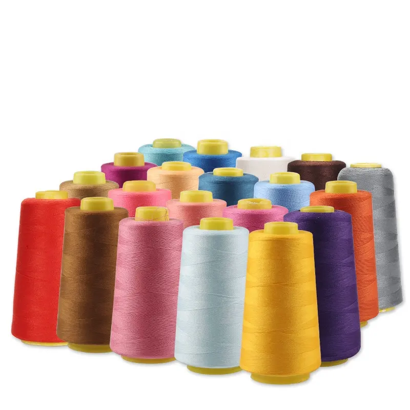 Recycled TKT120 100% Spun Polyester Sewing Thread 40/2 3000yds Thread for Sewing Hair