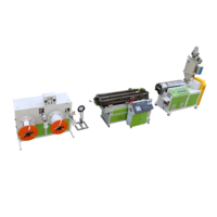 Machine d'extrusion automatique de protection de câbles électriques en tuyaux ondulés, compatible HDPE/XPS/LDPE/ABS/PET, haute productivité, avec plaques