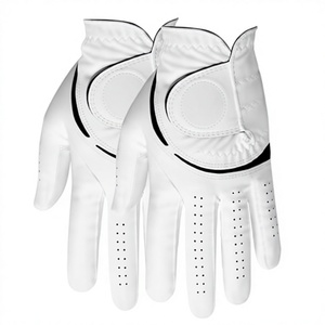 Guantes de Golf de Piel Cabretta de Primera Calidad Punchin Sports con Logotipo Personalizado, Protección UV, Impermeables, de Secado Rápido y Cierre de Gancho y Bucle - Product Image 4