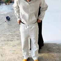 Survêtement de Jogging Oversize Personnalisé pour Homme, Ensemble de Pantalon de Survêtement Ample Décontracté, Fabricants de Vêtements