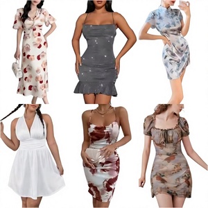Vente directe usine – Nouvelle collection : Robe mi-longue décontractée et élégante pour femme, respirante, écologique et lavable, au meilleur prix - Product Image 1