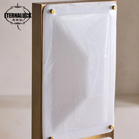 Lampe sur pied moderne pour décoration intérieure, en acrylique et métal, LED, température de couleur réglable 2700-6000K, design minimaliste pour villa