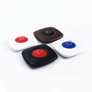 Nouvel Arrivage – Système d'Appel Sans Fil Étanche pour Restaurant à Bon Prix – Bouton d'Appel – Portée du Signal >400m – Plus de 3000 Appels – Fixation Adhésive - Product Image 1